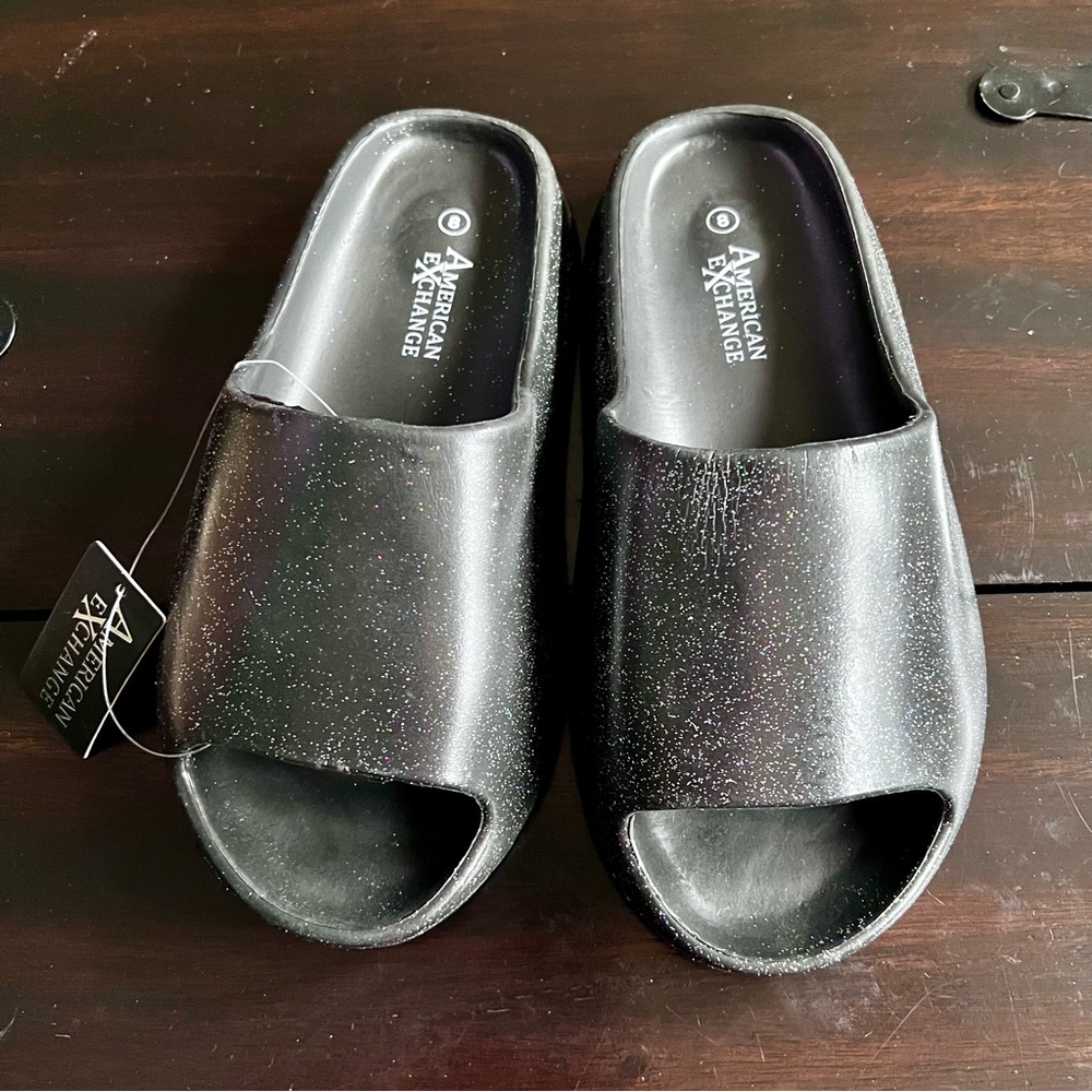 American Exchange Bea Glitter Slides